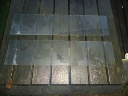 Photo of free Two oblong thick clear glass panels in good condition. (Willingdon BN20) #1