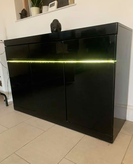 Photo of free Black gloss sideboard (Marks Tey CO6) #3