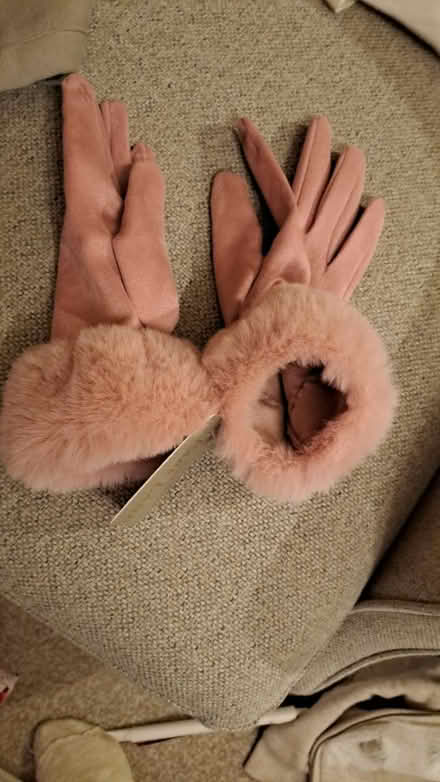 Photo of free Pink ladies gloves. RG26 (Bramley, Hants RG26) #1