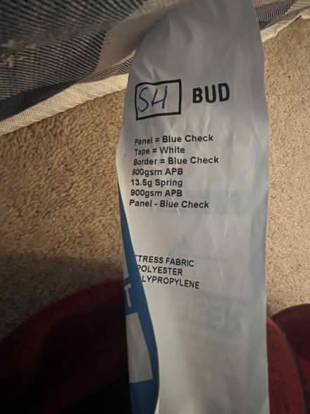 Photo of free Pocket sprung mattress (single) (Beckenham BR3) #3