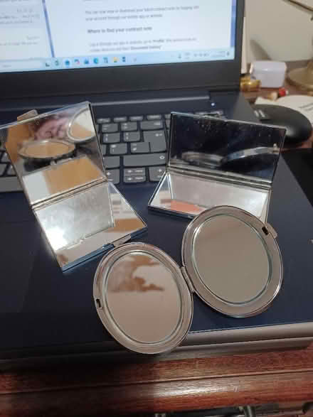 Photo of free 3 compact make up mirrors (Woodley RG5) #1