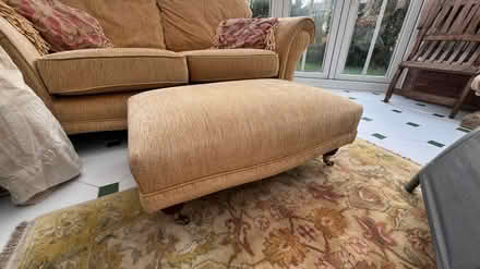 Photo of free Two settees and footstool (Colchester CO4) #2