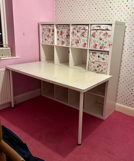 Photo of free Kallax & desk (Bletchley MK3) #1