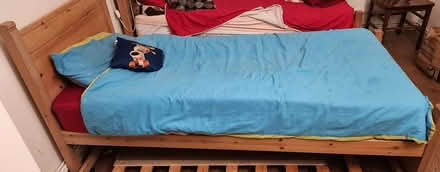 Photo of free X2 trundle beds with mattresses (BN1) #2