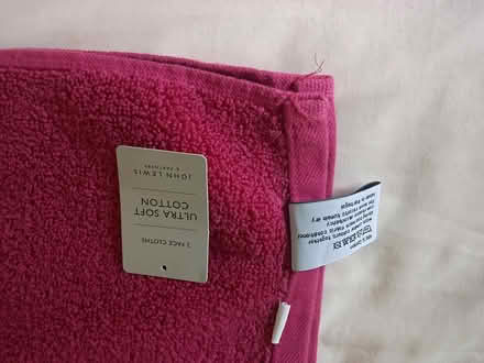 Photo of free Brand new, deep pink face cloths x2 (Westbury Fields BS9) #1