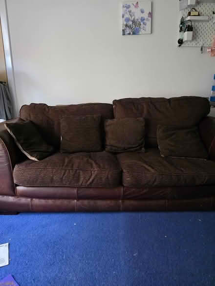 Photo of free 3 seater sofa (EH6 Pillans Walk) #1