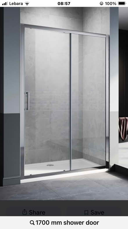Photo of free Sliding shower glass door (Shap CA10) #2