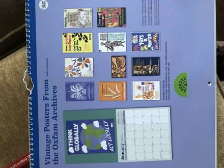 Photo of free Unused 2025 calendar of vintage Oxfam posters (Sprowston NR7) #2