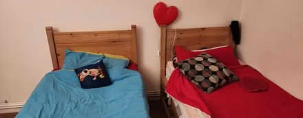 Photo of free X2 trundle beds with mattresses (BN1) #1