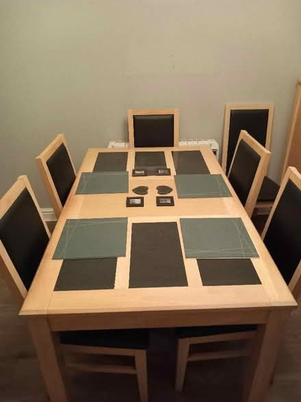 Photo of free Dining table and 6 chairs (St. Agnes TR5) #1