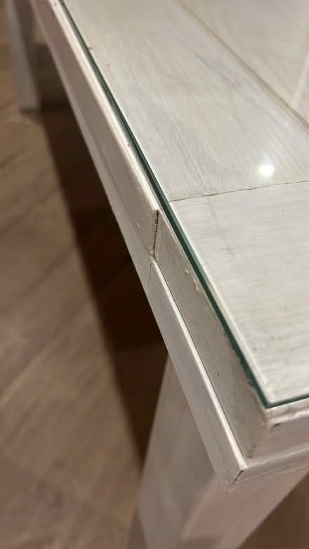 Photo of free Oak Dining table with glass top (Mill Hill, NW7) #3