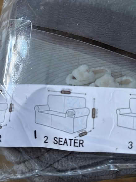 Photo of free Grey sofa cover (TN29) #2