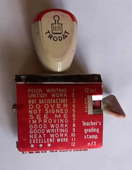 Photo of free Teacher's Grading Stamp (North York: Bathurst Manor) #1