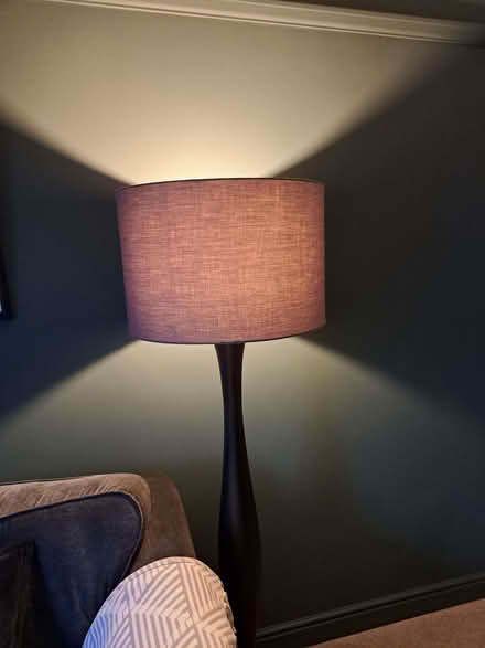 Photo of free Large grey lampshade (Dronfield S18) #1