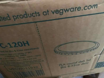 Photo of free Round deli pots with lids (M22) #2