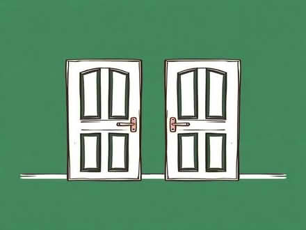 Photo of free Two white doors with handles 198x84cm (Burngreave S3) #1