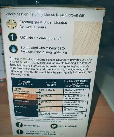 Photo of free Blonde Hair Dye (Highfield HP2) #2