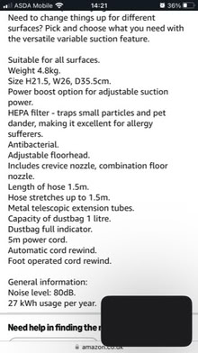 Photo of free Bush Hoover (Bedlington Station NE22) #4