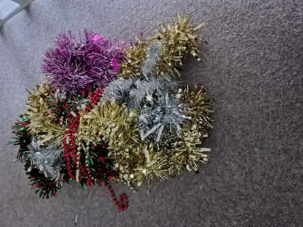 Photo of free Bundle / Bag of Tinsel & Beads (Driffield YO25) #1