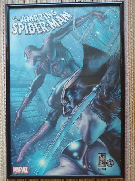 Photo of free Framed Spiderman/Wolverine poster (Eglinton-Lawrence) #1