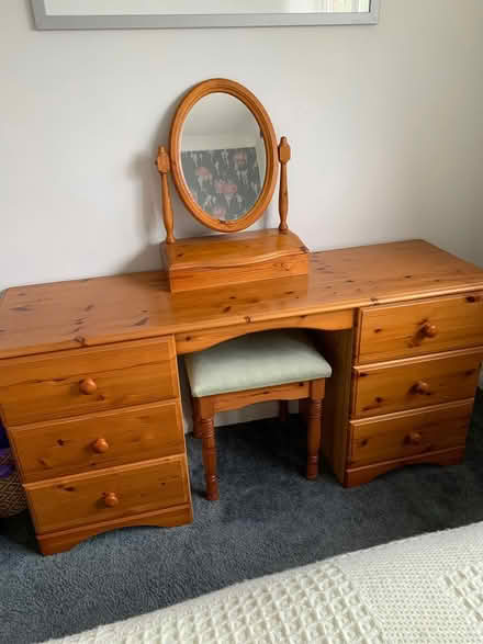 Photo of free Pine dressing table set (Heybridge- CM9) #1