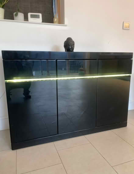 Photo of free Black gloss sideboard (Marks Tey CO6) #4