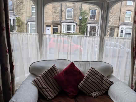Photo of free Cafe curtains for bay window (Central Lancaster LA1) #1