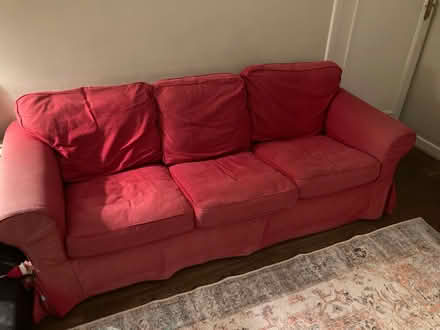 Photo of free Red Couch (Stillorgan) #1