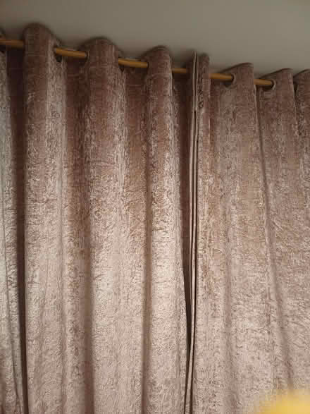 Photo of free Pinkish velvet blackout cutain (Stockport sk1) #1