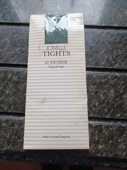 Photo of free Jonelle tights 15 denier green onyx (Woodley RG5) #1