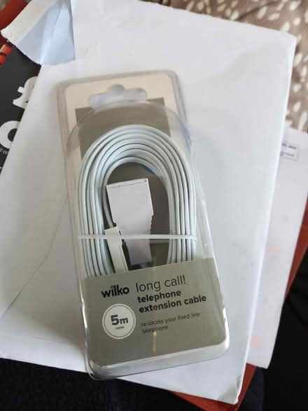 Photo of free 5m Telephone Extension Cable (Collyhurst M40) #1