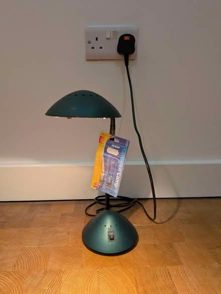 Photo of free Halogen desk lamp with spare bulbs (Preston PR2) #2