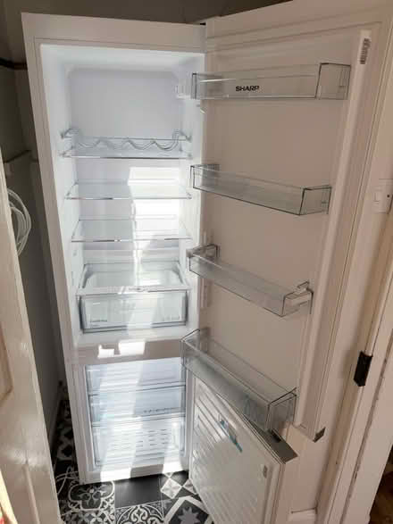 Photo of free Sharp Fridge Freezer - 3 years old (Meadows EH9) #2