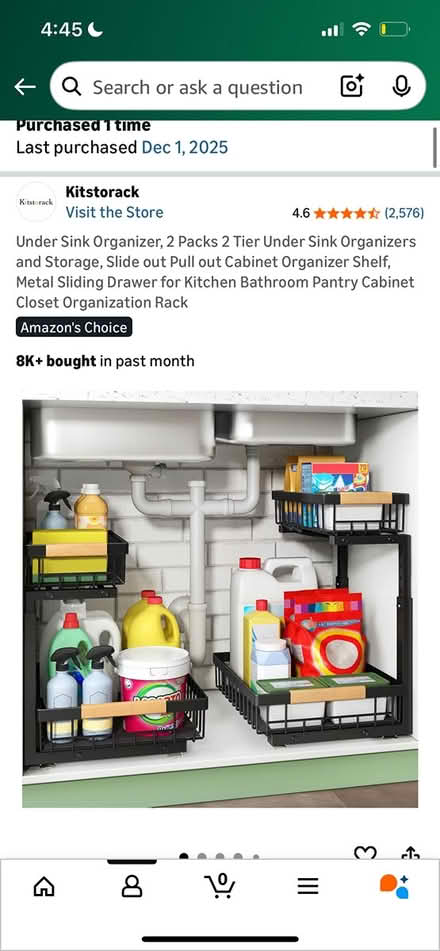 Photo of free Under sink organiser (chinatown) #4