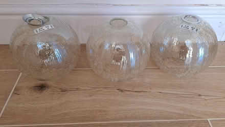 Photo of free 3 x ceiling lampshades (Saracen's Head PE12) #1