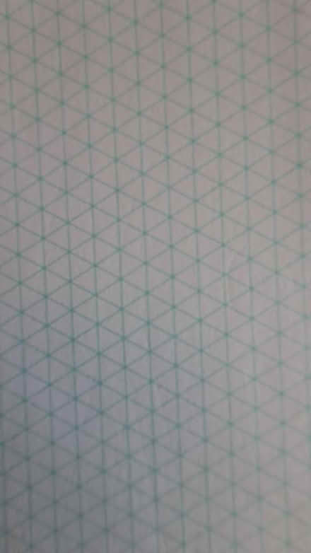Photo of free A4 pad of unusual 5 mm isometric graph paper not squares (Dodleston CH4) #2