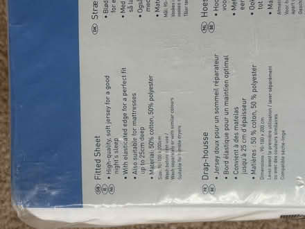 Photo of free Brand new still in pack single fitted bedsheet (Stretford M32) #2