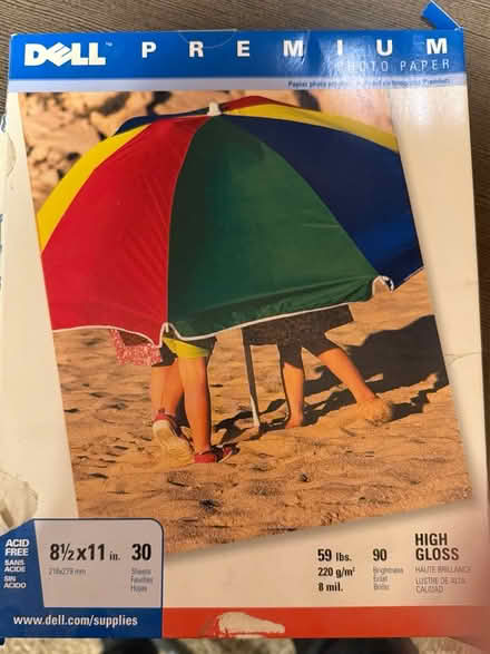 Photo of free Photo Paper - Dell Premium 8.5x11 (Friendship Heights) #1