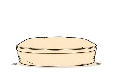 Photo of free Storage large beige pouffe (Norbury SW16) #1