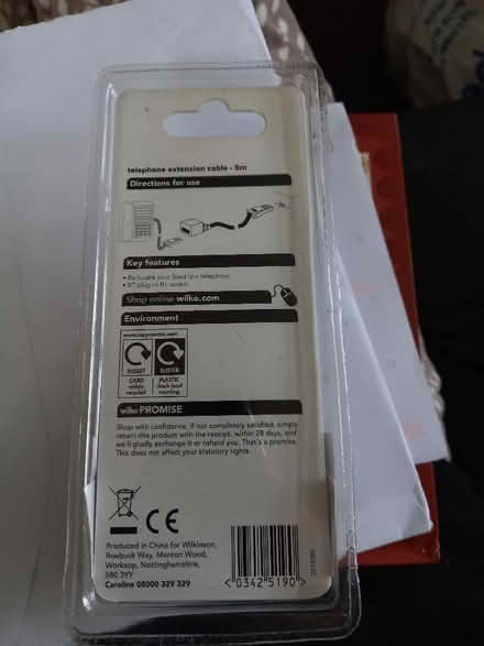 Photo of free 5m Telephone Extension Cable (Collyhurst M40) #2