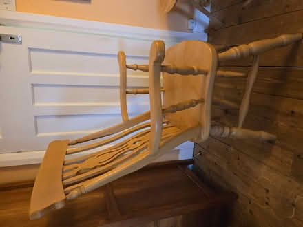 Photo of free Large wooden chair (Buggs Bottom RG4) #2