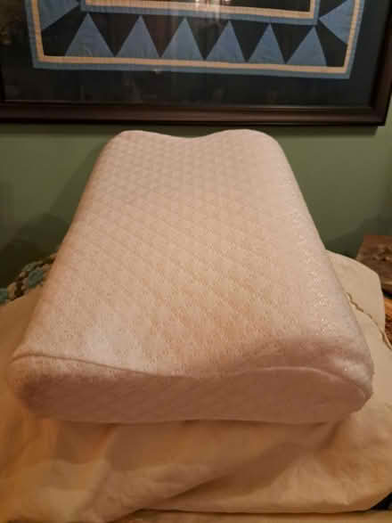 Photo of free Curved Memory Foam Pillow w Cover (Brightwood-Takoma) #2