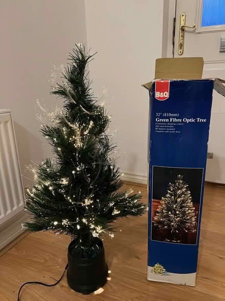 Photo of free 32inch 810mm Green Fibre Optic Xmas Tree (Old Dean GU15) #2