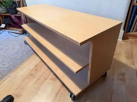 Photo of free Large wood TV / hifi stand (Greenwich SE10) #3