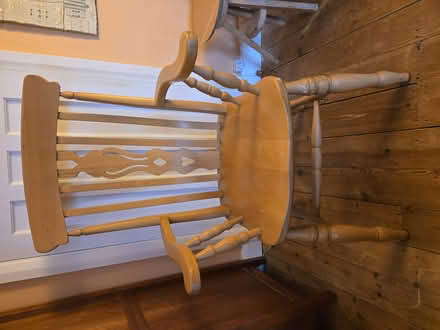 Photo of free Large wooden chair (Buggs Bottom RG4) #1