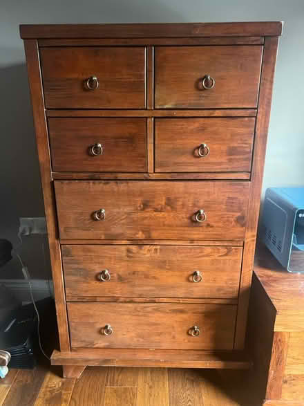 Photo of free Wooden chest of drawers (Blackheath SE3) #1