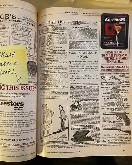 Photo of free Discover Your Ancestors Magazine (CT9) #3