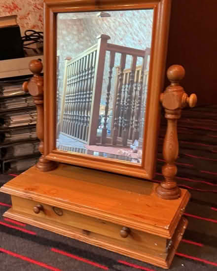 Photo of free Pine dressing table mirror (BN27) #1