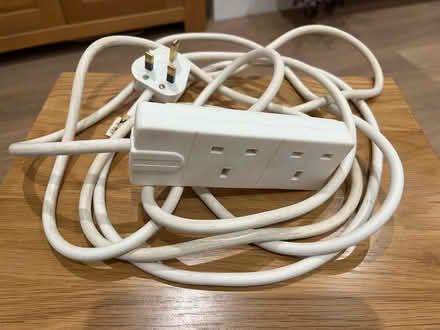 Photo of free White two socket extension lead (Beckenham BR3) #1
