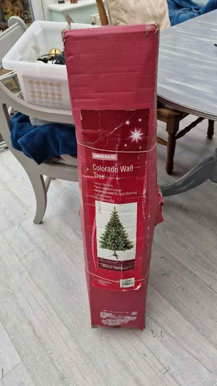 Photo of free used 6ft xmas tree - slight damage (Bexleyheath DA6) #1